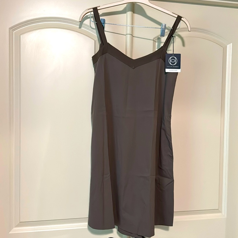 Evelyn Bobbie high low slip dress